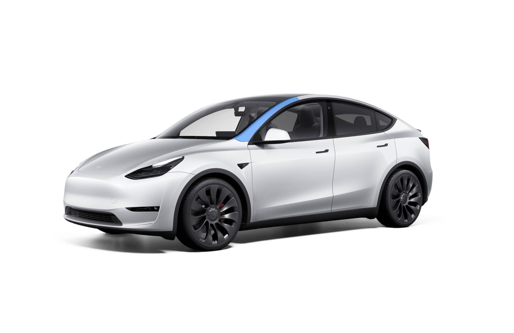 Tesla Model Y DIY Pre-cut PPF Partial A-Pillar