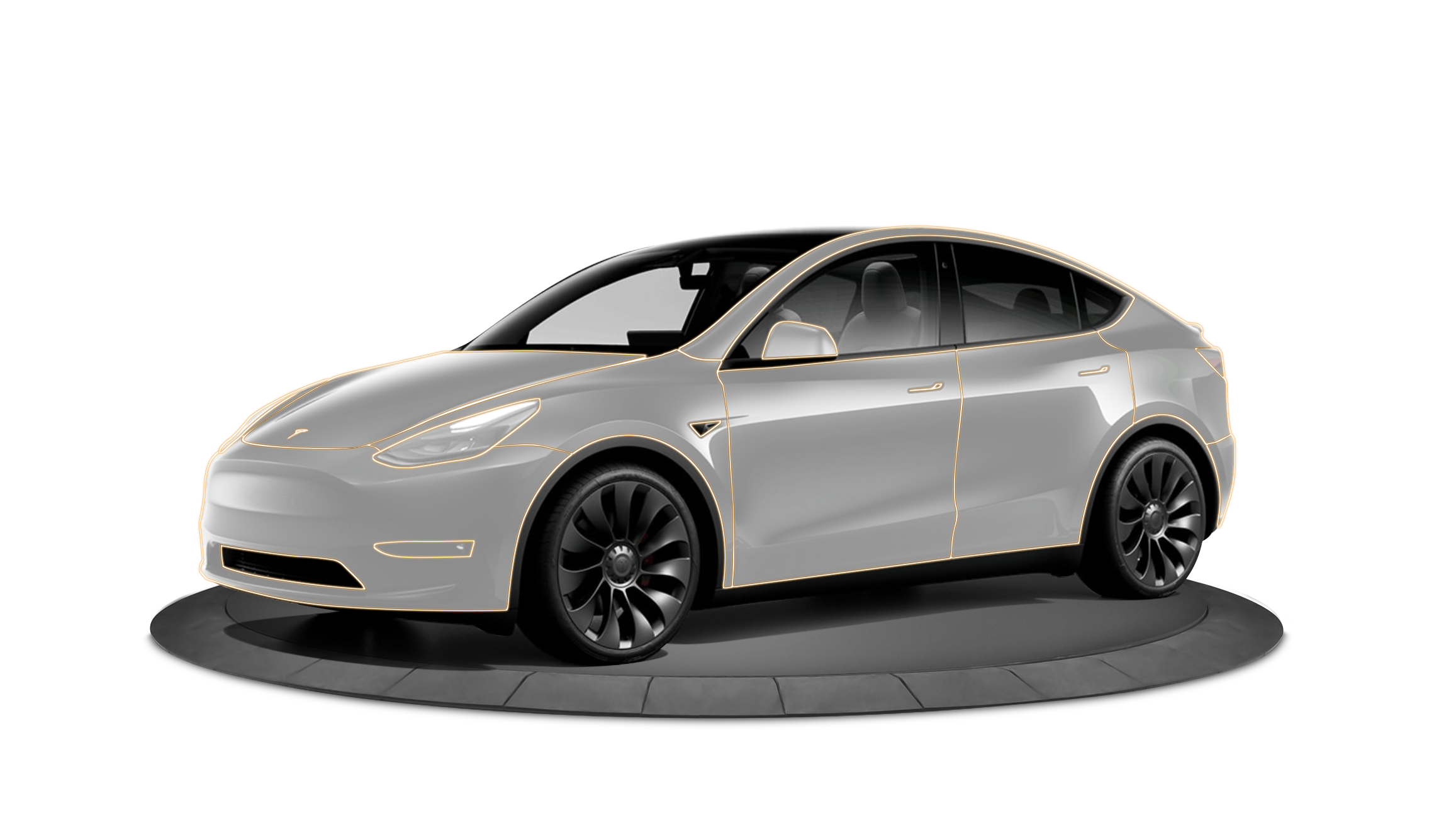 Kit de couverture complète PPF prédécoupé DIY Tesla Model Y