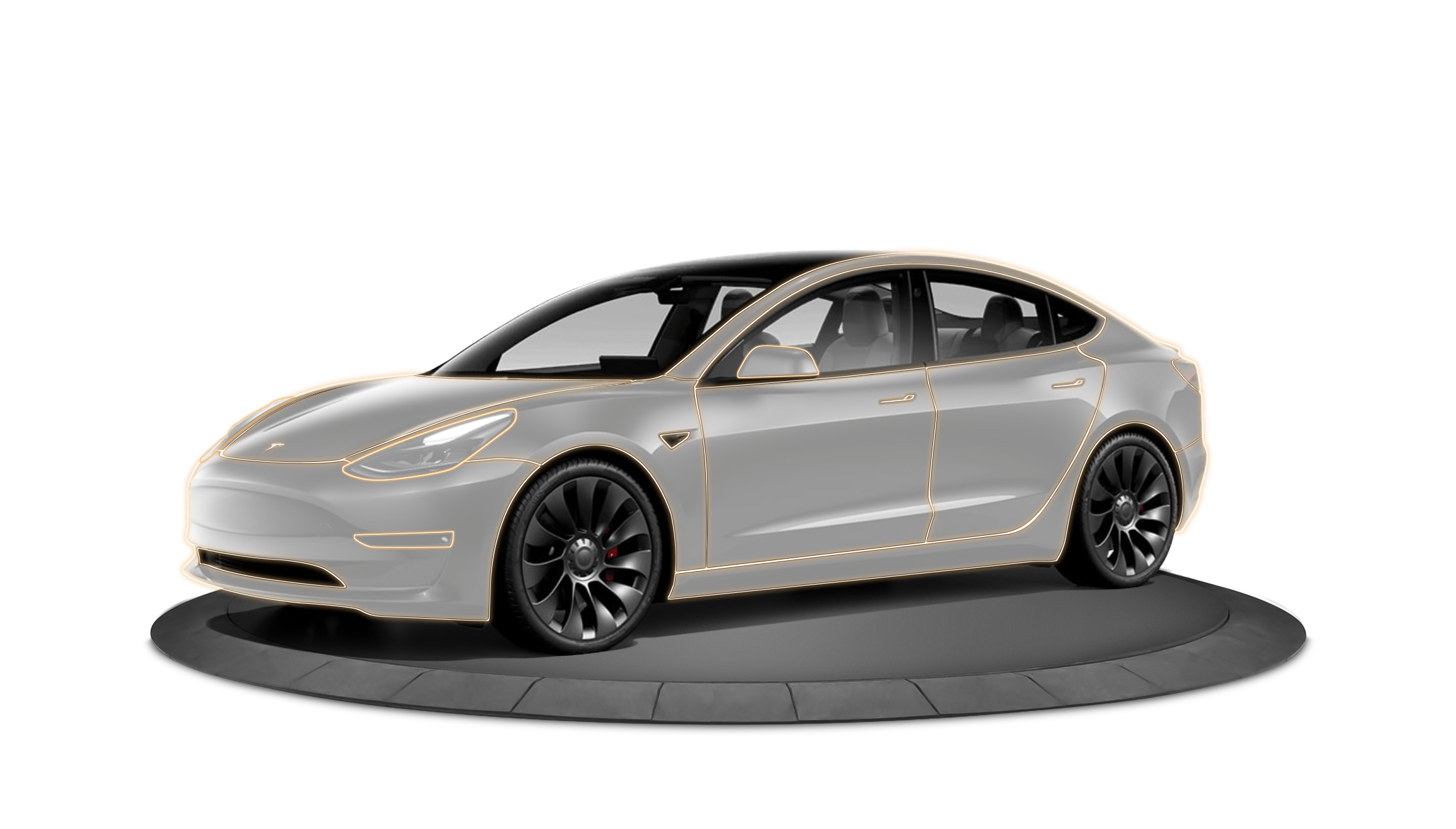 Kit de couverture complète PPF prédécoupé DIY Tesla Model 3