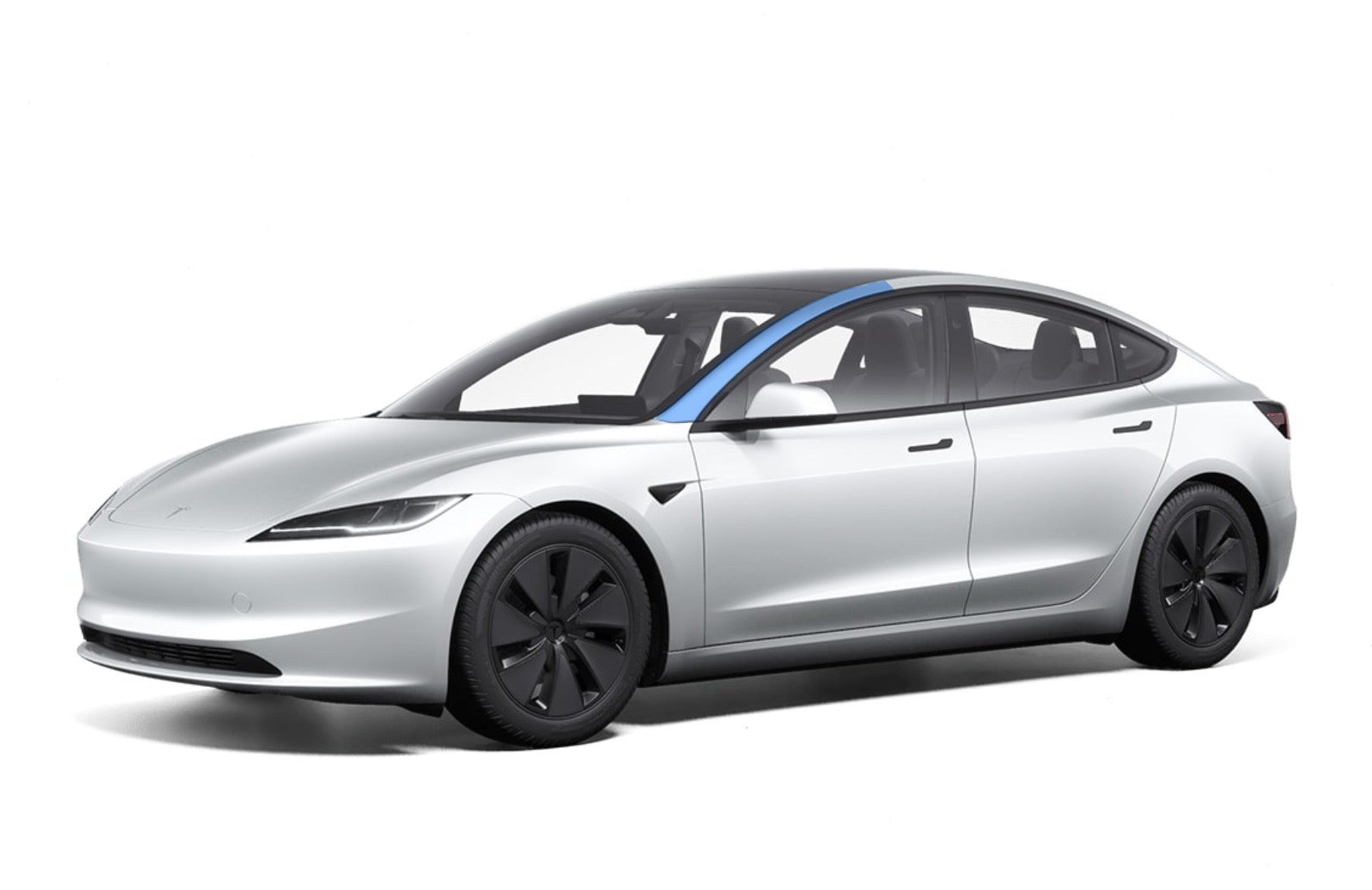 Tesla Model 3 (2024+) DIY Pre-cut PPF Partial A-Pillar Kit
